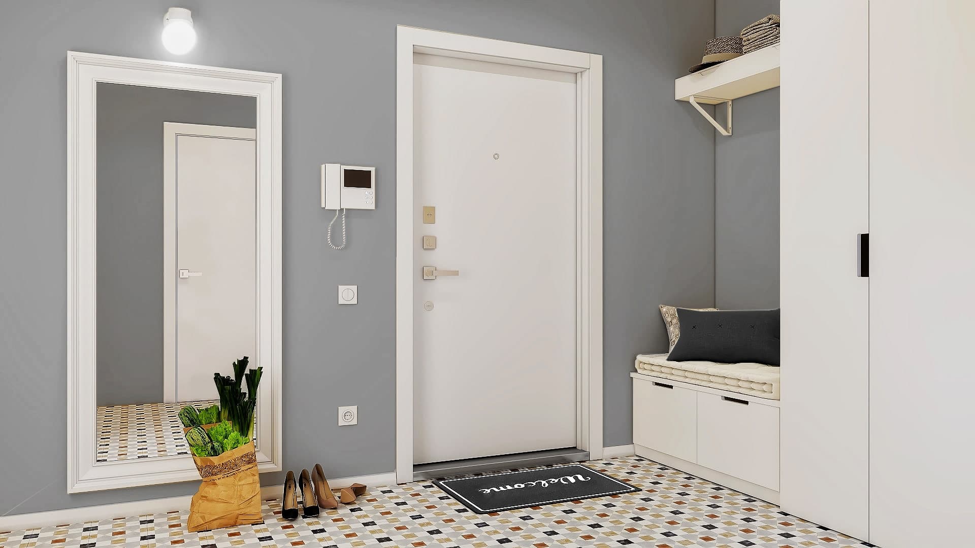 Палитра Чёрный — Прихожая