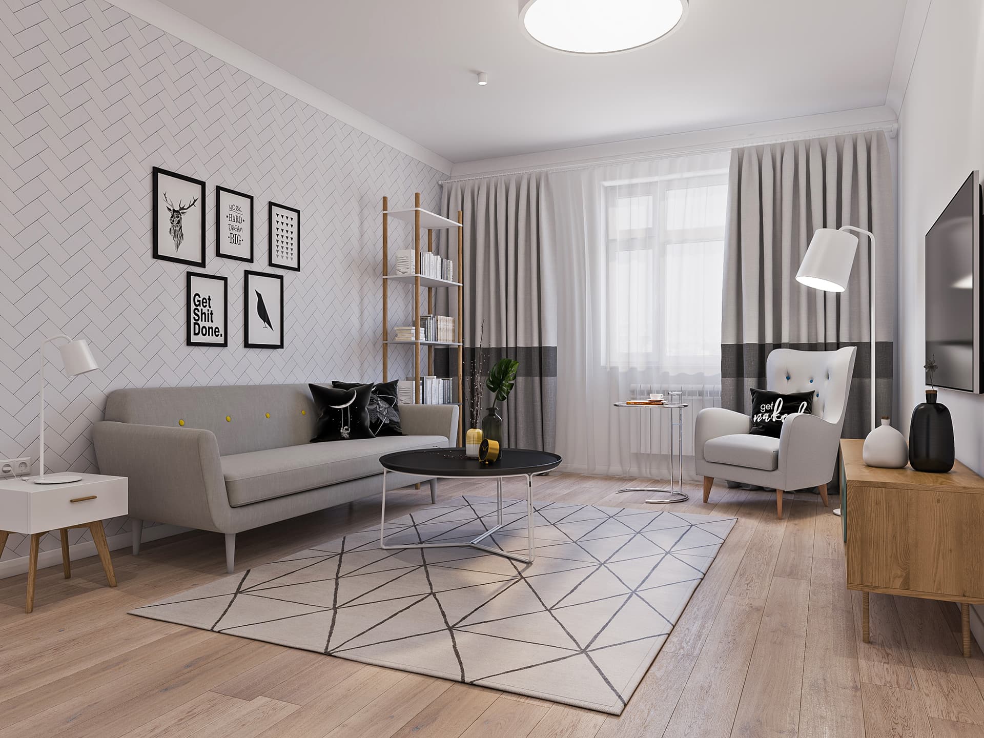 Палитра — Гостиная — Чёрный