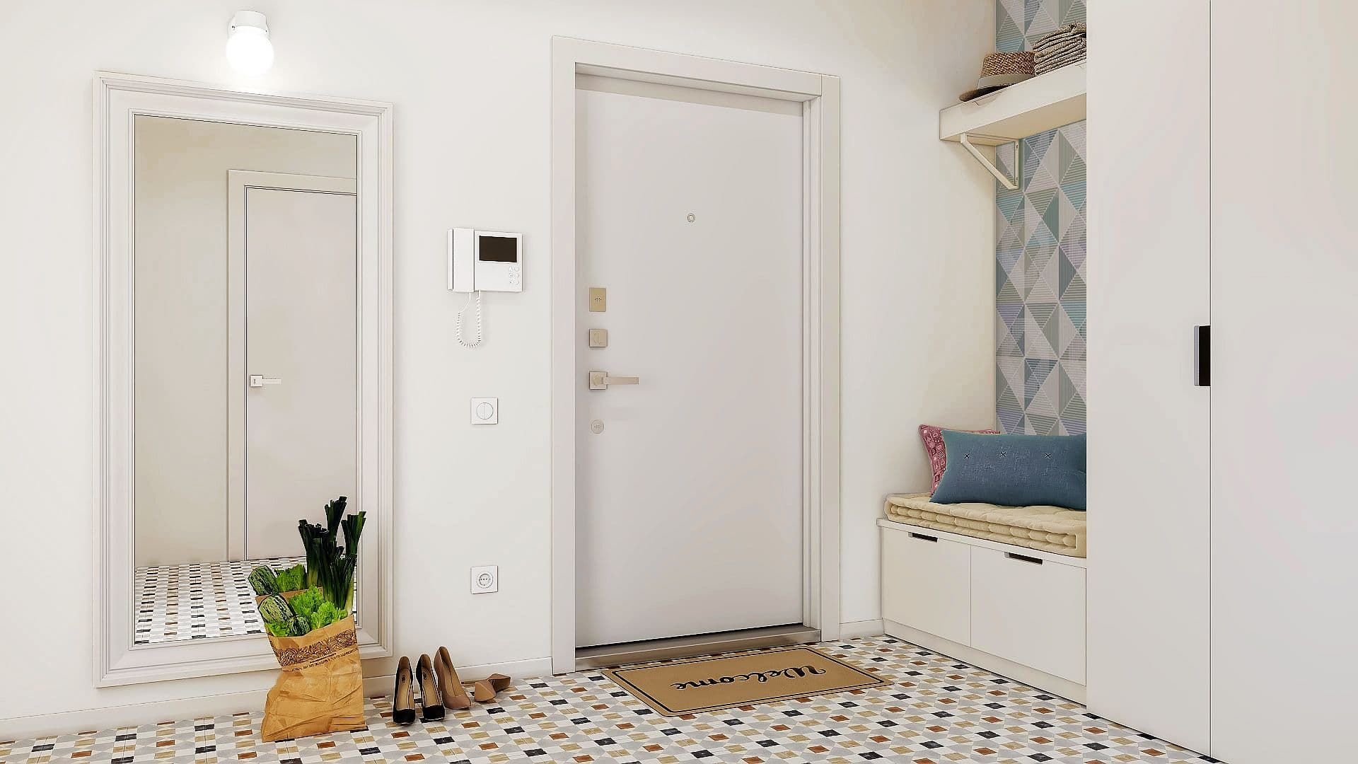 Палитра Оливковый — Прихожая