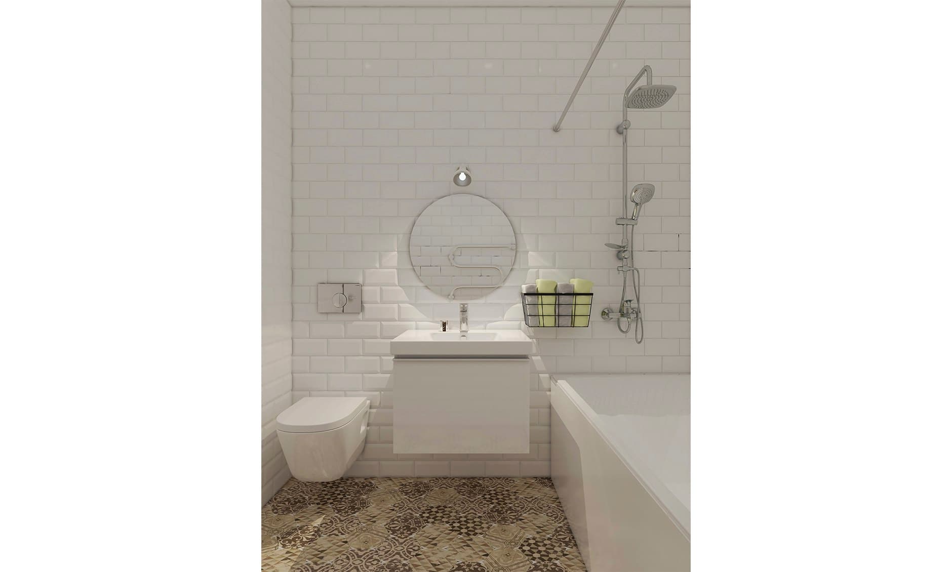 Светло-бежевый — Санузел