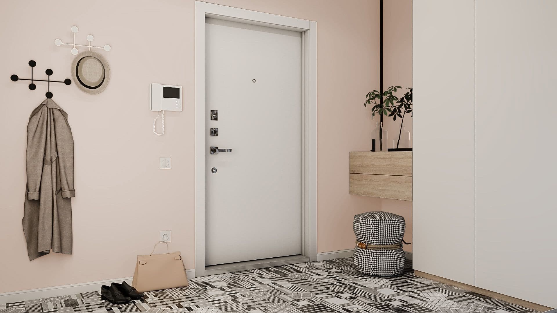 Светло-бежевый — Прихожая