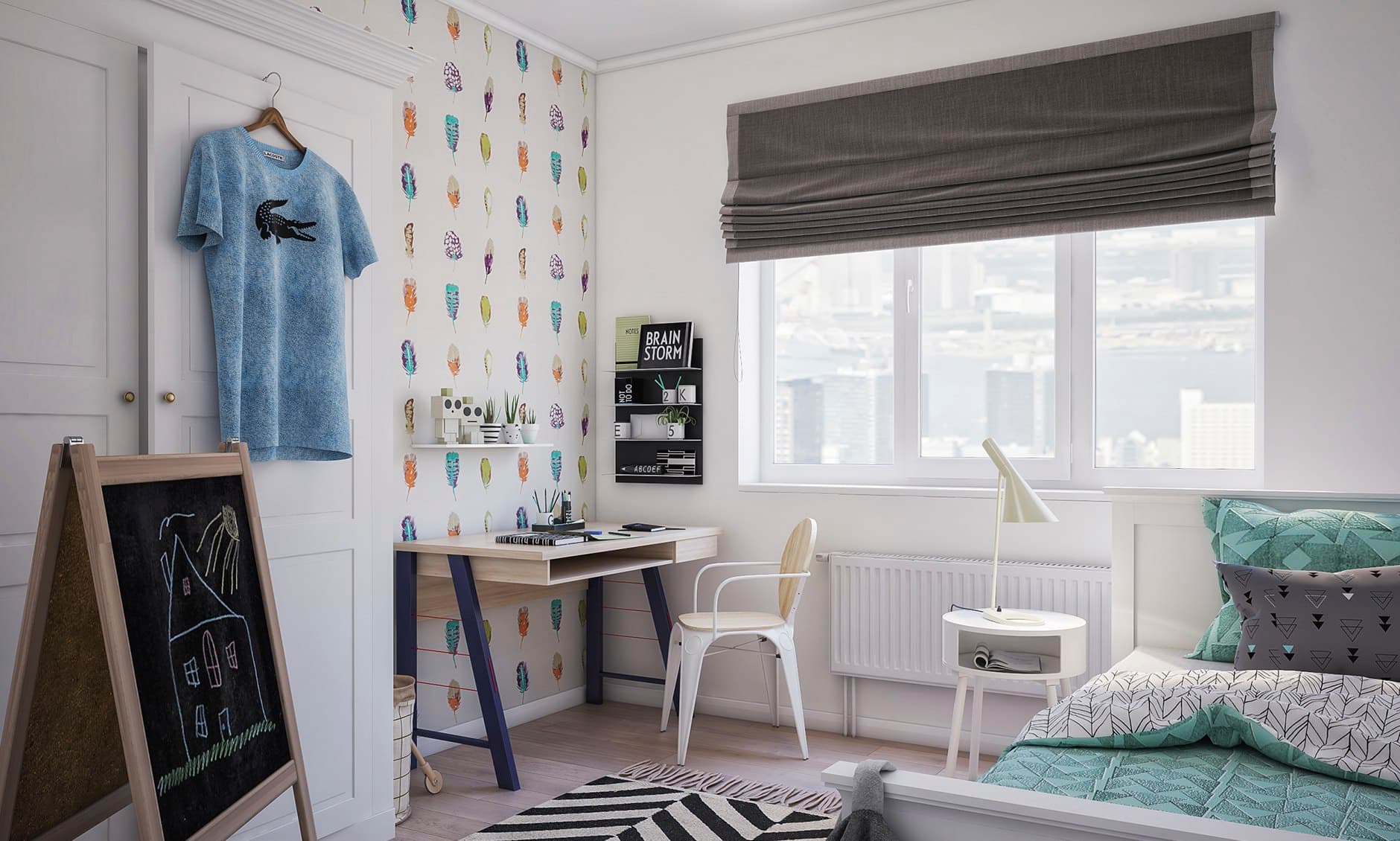 Скандинав — Детская — тёмно-серый