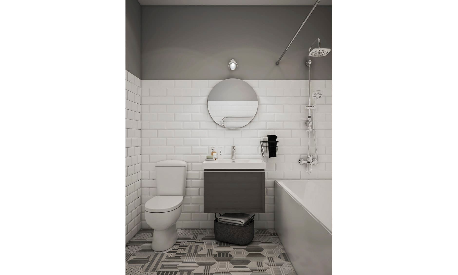Темно-серый — Санузел