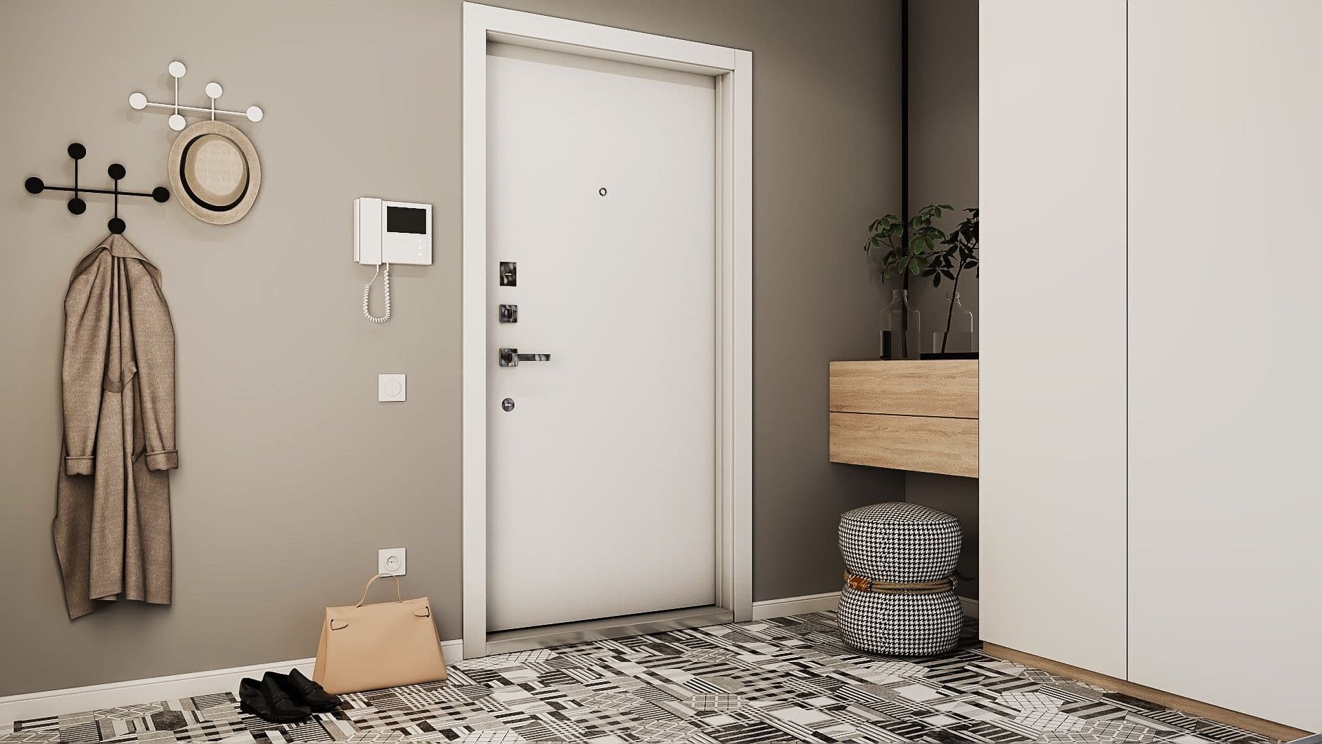 Темно-серый — Прихожая