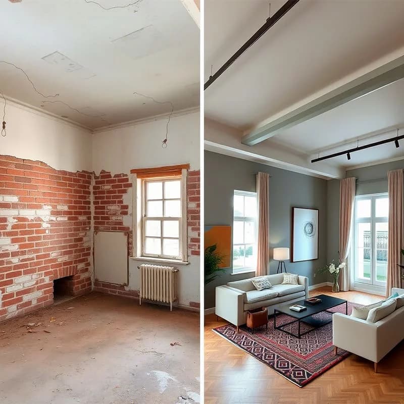 До и после дизайн-проекта