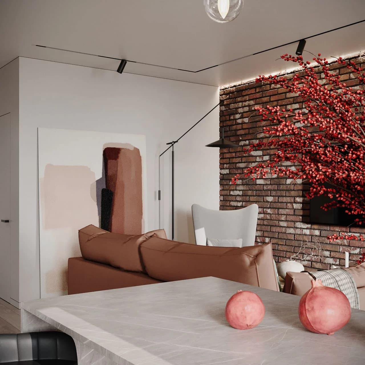 Современный интерьер — пример дизайн-проекта