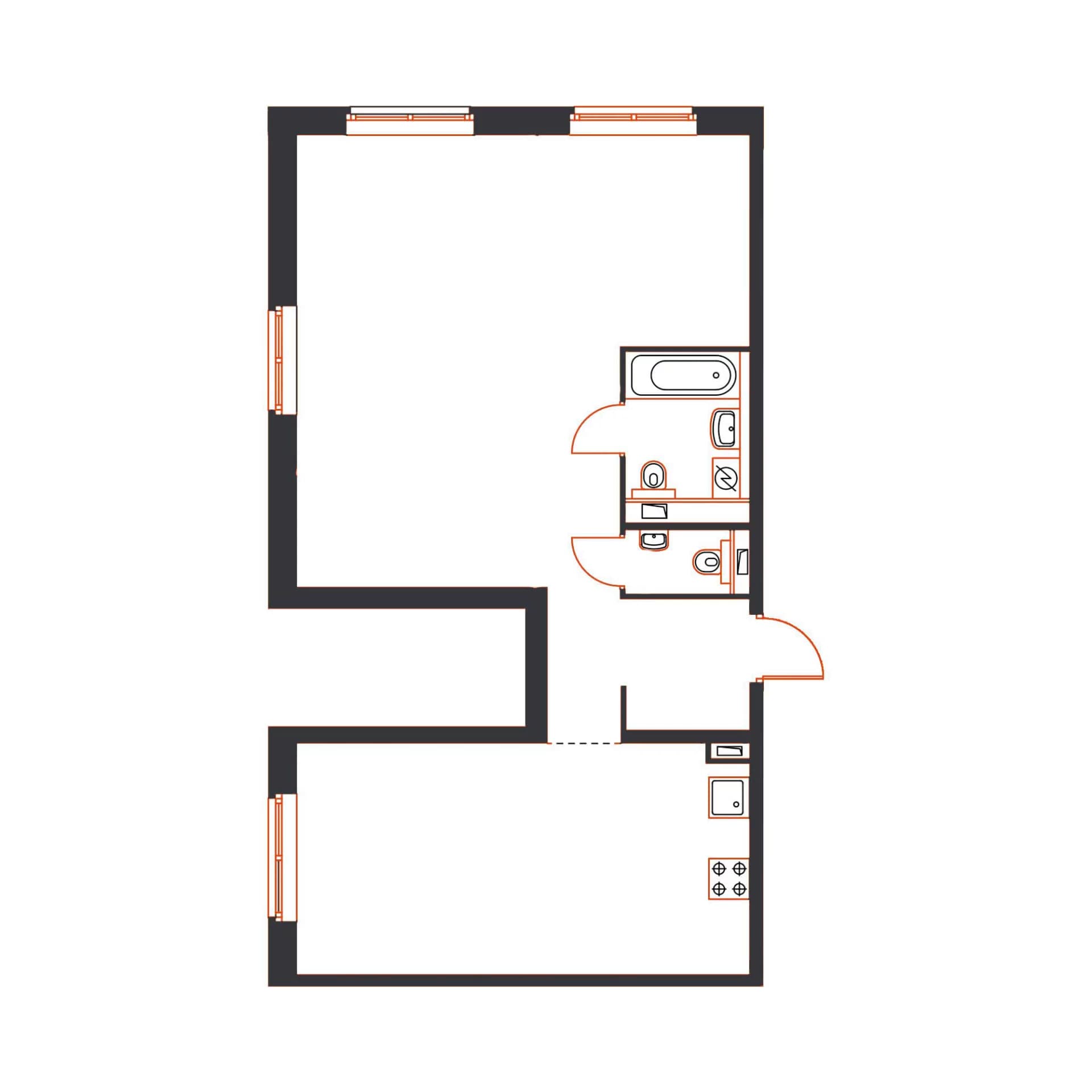 Отклонение установки двери